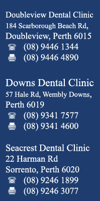 Phone number Dr John Moran dentist Perth