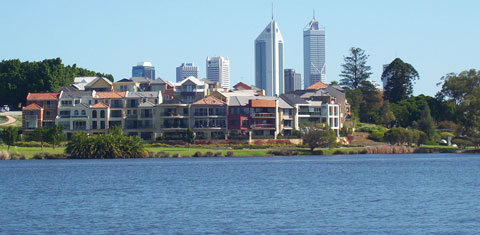 Swan River East Perth