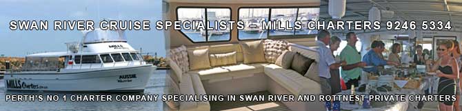Swan River charter boat cruise Perth