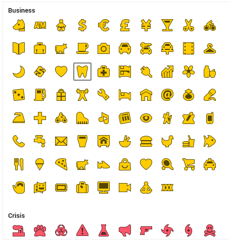 Google map default icons