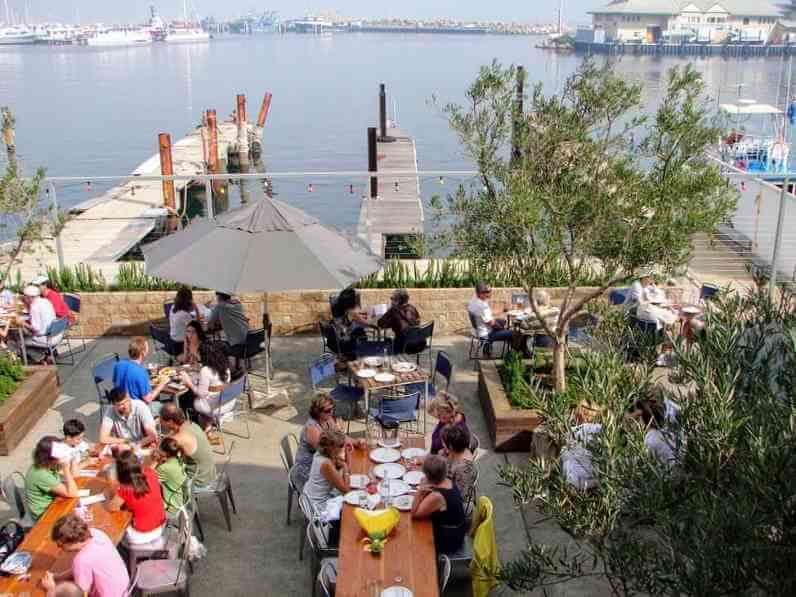 restaurant at Fremantle Fishing Boat Harbour