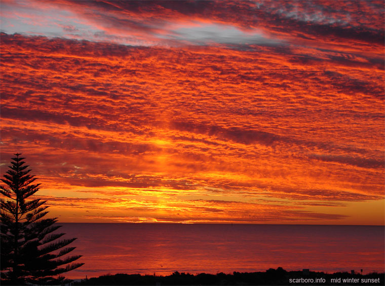 red cloud sunset photos